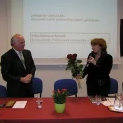 Prezentácia a krst knihy - prof. J. Vencálek (6. 3. 2014)