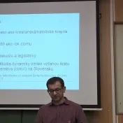 Mgr. Miroslav Tížik PhD. - Vzťahy medzi cirkvami a štátom od roku 1989