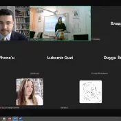 Online telemost s kolegami z Technickej univerzity Karadeniz v tureckom meste Trabzon