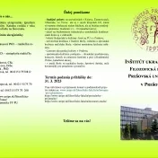 Ponúkame možnosť študovať u nás! Pridáte sa? Informácie tu v letákoch.