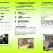 Ponúkame možnosť študovať u nás! Pridáte sa? Informácie tu v letákoch.