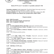 Program. Medzinárodný vedecký seminár Ukrajinský jazyk a kultúra v umeleckom a odbornom preklade v stredoeurópskom priestore II.