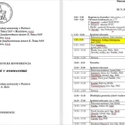 Vystúpenia pracovníčok ukrajinistiky na 23. slovenskej onomastickej konferencii