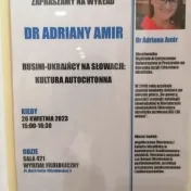 Mobilita Erasmus + kolegyne PhDr. Adriany Amir, PhD.