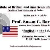 Lecture by prof. Susan C. Barfield