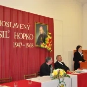 Reflexia jednoty v diele a pôsobení blahoslaveného biskupa Vasiľa Hopka v kontexte eurointegračného procesu (15.10.2009)