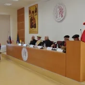Udelenie čestného doktorátu Dr.h.c. Dr hab. Leszekovi Adamowiczovi, prof. KUL (25.04.2017)