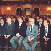 Udelenie čestného doktorátu Dr.h.c. Mons. Jánovi Hirkovi