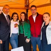 doc. Jenčová, Dr. Košíková, prof. Paľa (PU), Martina Zábranská a Juraj Tabaček počas Dňa Prešovského samosprávneho kraja (v roku 2025)