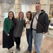 doc. Jenčová, Dr. Miškufová, Dr. Vravec a Martina Zábranská počas Dňa Prešovského samosprávneho kraja (v roku 2025)