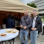 Dr. Korečko a Dr. Vravec počas Dňa Prešovského samosprávneho kraja (v roku 2025)