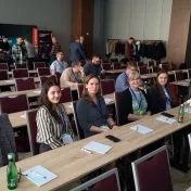 Mgr. Orikhan, doc. Mokrišová, doc. Šofranková, Dr. Košíková na konferencii v Košiciach (v roku 2025)