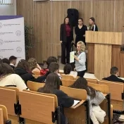 Dr. Jusková, doc. Jenčová, Dr. Košíková a Dr. Miškufová počas odborného workshopu "Deň zúčtovania daní sa blíži" (v roku 2025)