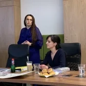 doc. Jenčová počas záverečnej oponentúry projektu KEGA č. 001PU-4/2022