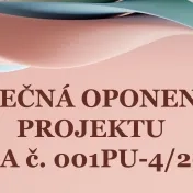 Záverečná oponentúra projektu KEGA č. 001PU-4/2022