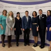 doc. Ing. Katarína Valášková, PhD., prof. Ing. Dana Kiseľáková, PhD., doc. PhDr. Petra Vašaničová, PhD., doktorand Ing. Stanislav Letkovský, doc. Ing. Jarmila Horváthová, CSc., doc. Ing. Pavol Ďurana, PhD., doc. Ing. Sylvia Jenčová, PhD. (v roku 2025)