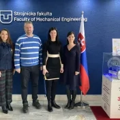 doc. Jenčová a doc. Vašaničová počas pracovného stretnutia na Strojníckej fakulte TUKE (v roku 2025)