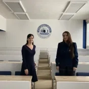 doc. Vašaničová a doc. Jenčová počas pracovného stretnutia na Strojníckej fakulte TUKE (v roku 2025)