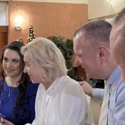 Členovia KFUMM počas vianočného posedenia (v roku 2024)