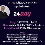 Prednáška spoločnosti 24-pay
