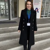 doc. Jenčová počas konferencie SAAVŠ v Bratislave (v roku 2024)