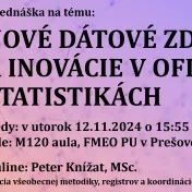 Prednáška Štatistického úradu Slovenskej republiky