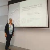 doc. Šofranková na konferencii Innovative Economic Symposium 2024 v Českých Budejoviciach (v roku 2024)