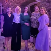 Dr. Košíková, Dr. Jusková a doc. Jenčová pri príležitosti 20. výročia založenia fakulty (v roku 2024)