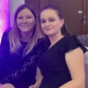 Dr. Miškufová a Dr. Košíková pri príležitosti 20. výročia založenia fakulty (v roku 2024)