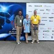 Dr. Korečko, Dr. Košíková a Dr. Vravec na inovačno-technologickej konferencii SlovakiaTech Fórum-Expo (v roku 2024)