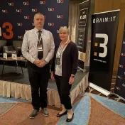 Dr. Vravec a doc. Šofranková na konferencii Inovácie a digitálna transformácia v Bratislave (v roku 2024)