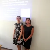 doc. Mokrišová a doc. Horváthová na konferencii ITISE (v roku 2024)