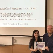 doc. Vašaničová na kurze Štatistická analýza a spracovanie údajov v R (v roku 2024)