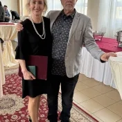 Dr. Jusková pri príležitosti udelenia bronzovej medaily s Dr. Miškufovou a doc. Jenčovou (v roku 2024)