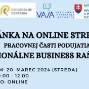 Regionálne business raňajky