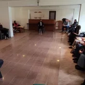 Dr. Vravec na exkurzii vo Vyšných Ružbachoch (v roku 2024)