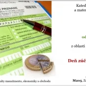 Odborný workshop "Deň zúčtovania daní sa blíži"