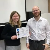 Dr. Miškufová na kurze Základy analýzy dát v programovacom jazyku R (v roku 2023)