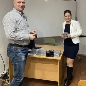 Dr. Vravec a doc. Mokrišová na workshope (v roku 2023)