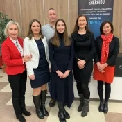 Dr. Jusková, doc. Mokrišová, Dr. Vravec, doc. Horváthová počas prednášky SIEA (v roku 2023)