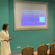 doc. Horváthová na konferencii vo Vysokých Tatrách (v roku 2023)