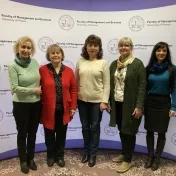 Dr. Jusková, doc. Šofranková a doc. Vašaničová v rámci spolupráce s vedecko-pedagogickými pracovníkmi z Uniwersytet Rzeszowski v Rzeszówe (v roku 2023)