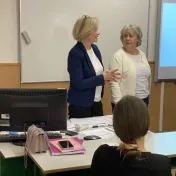 Dr. Matijová v rámci spolupráce s vedecko-pedagogickými pracovníkmi z Uniwersytet Rzeszowski v Rzeszówe (v roku 2022)