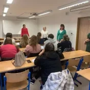 doc. Jenčová a Dr. Miškufová v rámci spolupráce s vedecko-pedagogickými pracovníkmi z Uniwersytet Rzeszowski v Rzeszówe (v roku 2022)