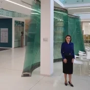 doc. Jenčová na pôde Ekonomickej fakulty VŠB - TUO v Ostrave (v roku 2024)