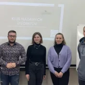 Študenti Klubu nadaných študentov (v roku 2023)