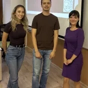 doc. Vašaničová so študentmi Klubu nadaných študentov (v roku 2026)