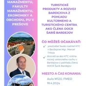 Rozvoj Bardejova z pohľadu člena OOCR Šariš Bardejov