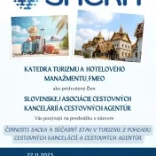 Činnosť SACKA a súčasný stav v turizme z pohľadu cestovných kancelárií a cestovných agentúr