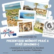 Prezentácia možností  praxí a stáží Erasmus+